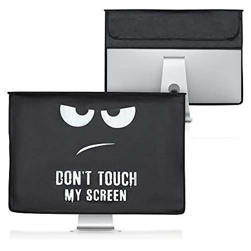 kwmobile Funda Compatible con Monitor de 24-26" - Protector 3en1 para Monitor Teclado y ratón - Don't Touch my Screen