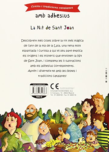 La Nit de Sant Joan amb adhesius (Contes i tradicions catalanes amb adhesius)