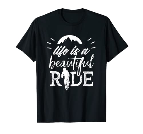 La Vida Es Un Hermoso Paseo En Bicicleta Ciclista Ciclismo Camiseta