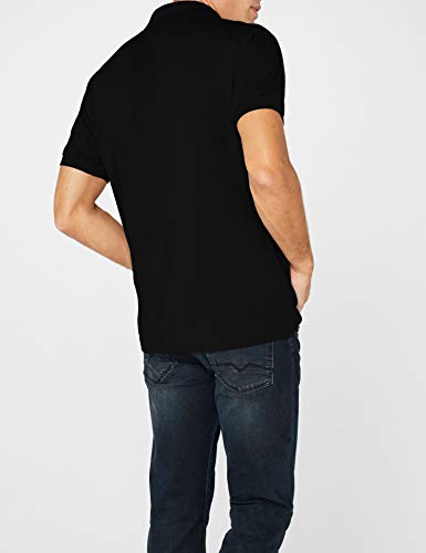 Lacoste L1212 Camisa Polo para Hombre, Negro (Noir), 3XL