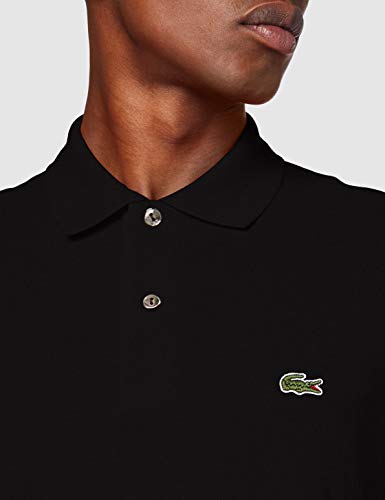 Lacoste L1312 Polo, Noir, 6XL para Hombre