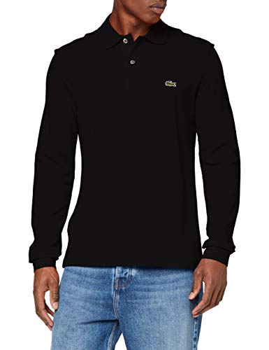 Lacoste L1312 Polo, Noir, 6XL para Hombre