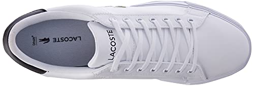 Lacoste Lerond Plus 0121 1 CMA, Zapatillas Hombre, Wht/Blk, 43 EU