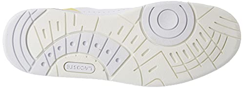 Lacoste T-Clip 0121 P SMA, Zapatillas Hombre, Wht/PURP, 43 EU