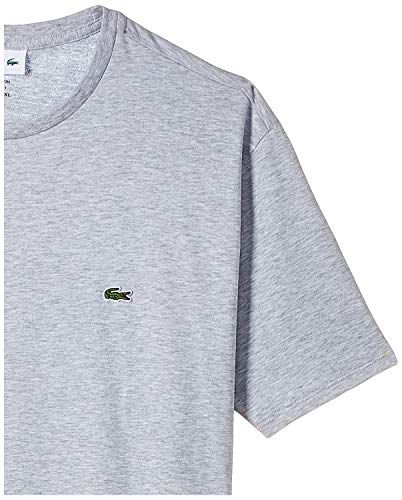 Lacoste TH6709, Camiseta para Hombre, Gris (Argent Chine), 3XL (Talla del fabricante: 8)