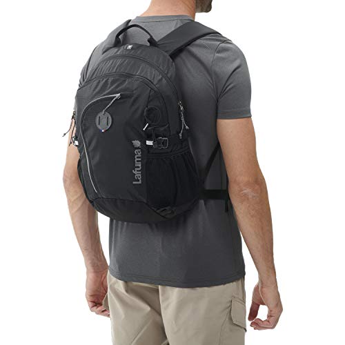 Lafuma, Alpic 20, Mochila Unisex para Senderismo y Día a Día, 20 litros, Negro