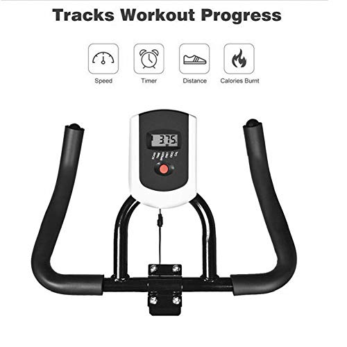 lahomie Bicicleta Estática Plegable, Profesional Ciclismo Estacionario Entrenamiento Fitness Cardio Ejercicio Quema de Grasa Interior Fitness Accesorio