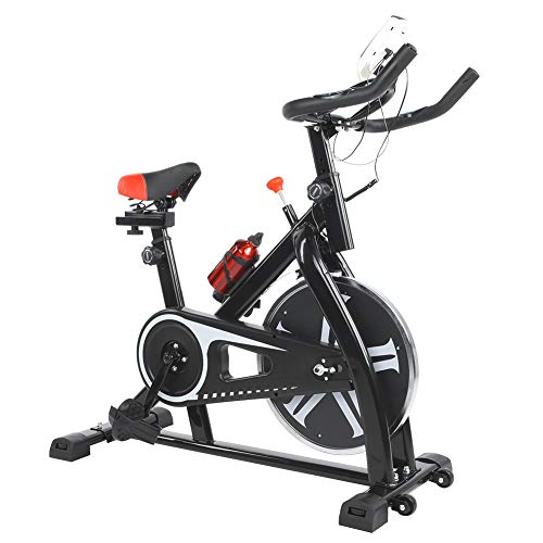 lahomie Bicicleta Estática Plegable, Profesional Ciclismo Estacionario Entrenamiento Fitness Cardio Ejercicio Quema de Grasa Interior Fitness Accesorio