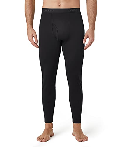 LAPASA Malla Térmica Hombre Pantalón Térmico Hombre Extra-Calido Invierno M25 XL Negro