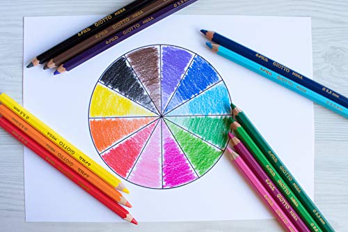 Lápices de Colores Giotto Mega Tri Bote 36 Uds.