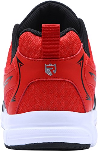 LARNMERN Zapatillas de Seguridad Hombres,LM180105 SB SRC Zapatos de Trabajo con Punta de Acero Ultra Liviano Suave y cómodo Transpirable 42 EU,Rojo