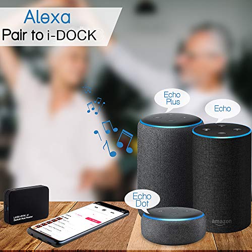 LAYEN i-DOCK Bluetooth Adaptador Inalámbrico Receptor de Música Estéreo con aptX y Multi-Pair (No Apto Para Automóviles)