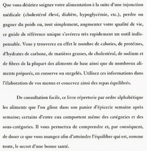 Le compteur alimentaire - Calories protéines hydrates de carbone matières grasses 3ed