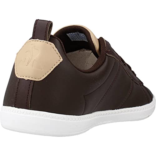 Le Coq Sportif COURTCLASSIC GS, Zapatillas Deportivas, Chocolate Brown/Croissant, 37 EU