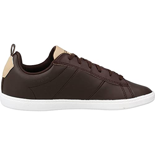 Le Coq Sportif COURTCLASSIC GS, Zapatillas Deportivas, Chocolate Brown/Croissant, 37 EU