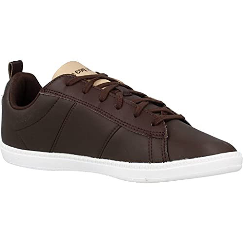 Le Coq Sportif COURTCLASSIC GS, Zapatillas Deportivas, Chocolate Brown/Croissant, 37 EU