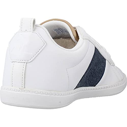 Le Coq Sportif COURTCLASSIC GS, Zapatillas Deportivas, Optical White/Dress Blue, 36 EU