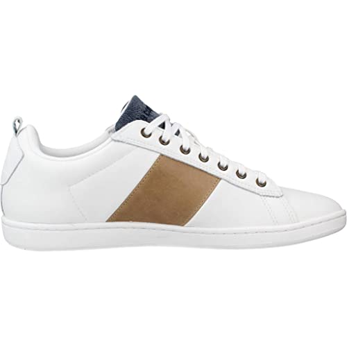 Le Coq Sportif Courtclassic, Zapatillas Deportivas Hombre, Optical White/Tan, 44 EU