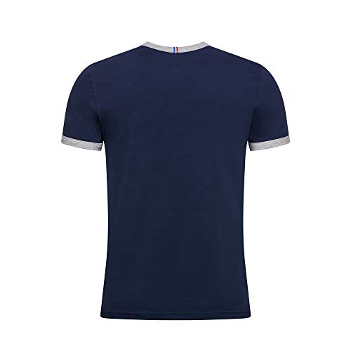 Le Coq Sportif ESS tee SS N°4 M Camiseta, Hombre, Blues/gric chiné, L