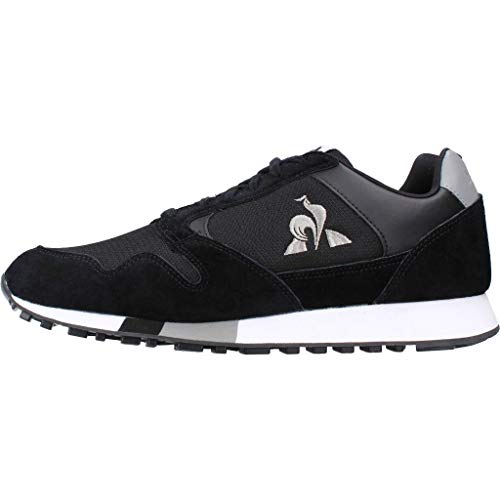 Le Coq Sportif Manta, Zapatillas Hombre, Black/Titanium, 44 EU