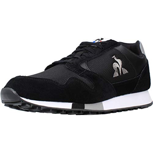 Le Coq Sportif Manta, Zapatillas Hombre, Black/Titanium, 44 EU