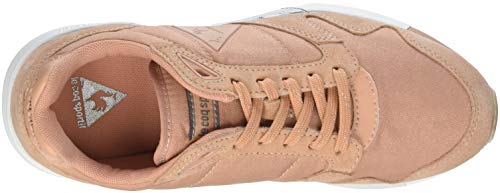 LE COQ SPORTIF Omega X W Metallic Silve, Zapatillas Mujer, Beige (Dusty Coral/Old Silver Rose), 37 EU