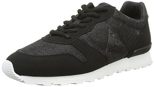 Le Coq Sportif Sigma Glitter, Zapatillas Mujer, Negro (BlackBlack), 37 EU