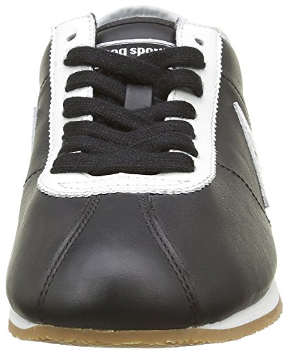 Le Coq Sportif Wendon, Zapatillas Unisex Adulto, Negro (Black/Optical WhiteBlack/Optical White), 36 EU