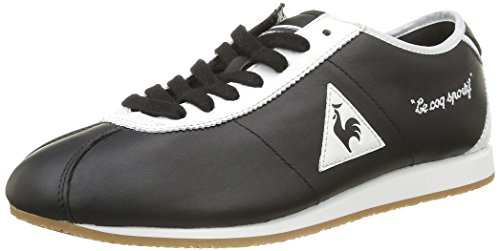 Le Coq Sportif Wendon, Zapatillas Unisex Adulto, Negro (Black/Optical WhiteBlack/Optical White), 36 EU