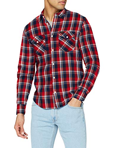 Lee Camiseta Normal Camisa, Core Red, M para Hombre