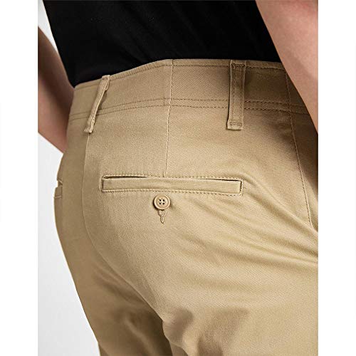 Lee Extreme Motion Chino Jeans Hombre, Beige (Taupe 07), 42W/32L