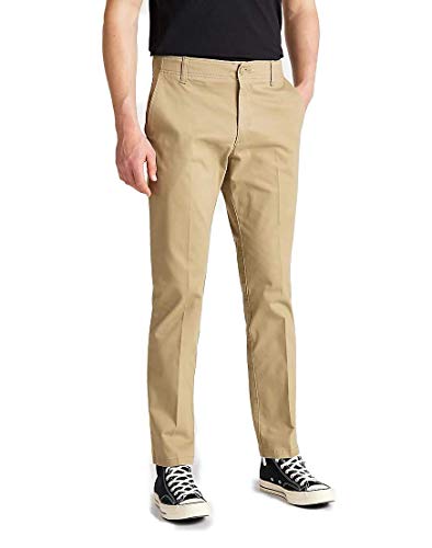 Lee Extreme Motion Chino Jeans Hombre, Beige (Taupe 07), 42W/32L