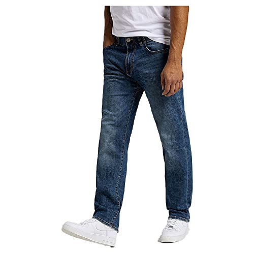 Lee Extreme Motion Slim Jeans Hombre, Azul (King Blue), 32W/32L