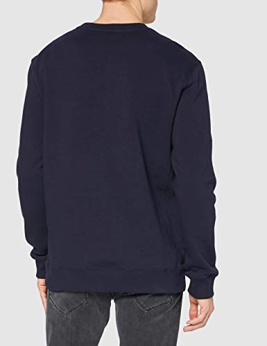 Lee Plain Crew SWS Sudadera, Midnight Navy, XXXXXL para Hombre