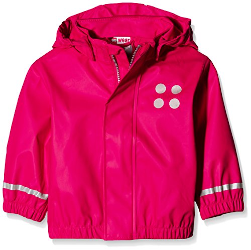 LEGO Jane 101 Chaqueta Impermeable, Bebé-Niñas, Rojo (Red), 92 (Tamaño del Fabricante:92)