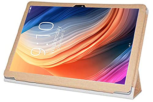 LEHEE Funda para Chuwi Hipad Plus, Slim PU Cuero Protectora Carcasa con Función de Soporte Cover Case para Chuwi Hipad Plus 11 Pulgada, Oro