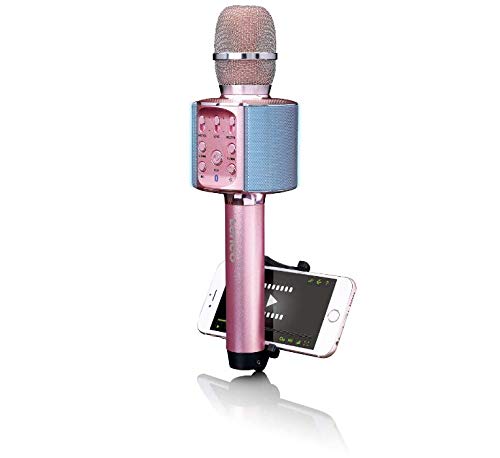 Lenco BMC-090 - MICROFONO Karaoke BLUETOOTHColor Rosa