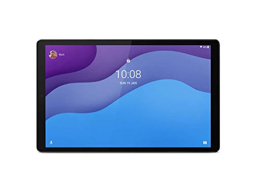 Lenovo Tab M10 HD (2ª generación) Tablet, pantalla 10.1" HD, procesador MediaTek Helio P22T, almacenamiento 32 GB ampliable hasta 1 TB, RAM 2 GB, WiFi + LTE, 2 altavoces, Android Q, Iron Grey