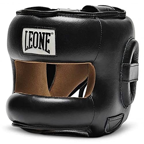 LEONE 1947 - Casco de protección para Adulto, Unisex, Color Negro, Talla única