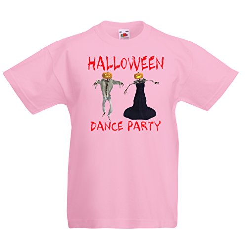 lepni.me Camisas para niños Disfraces Fiesta de Danza de Halloween Eventos Traje Ideas (5-6 Years Rosado Multicolor)