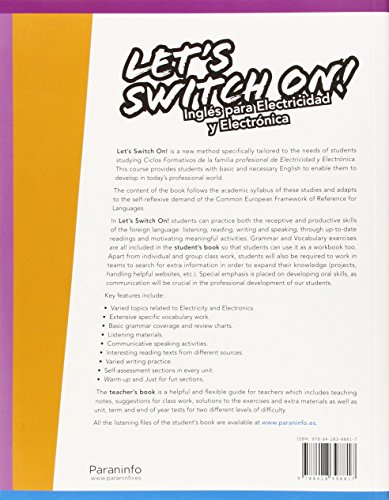 Let´s Switch On! Inglés para Electricidad y Electrónica (Electricidad Electronica)