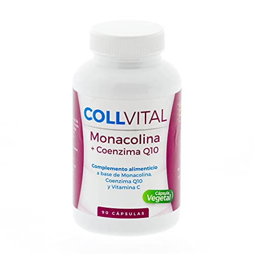 Levadura de Arroz Rojo con Coenzima Q10 pastillas para reducir el Colesterol Monacolina natural plus Dosis en Capsulas para bajar el colesterol Tratamiento 3 Meses