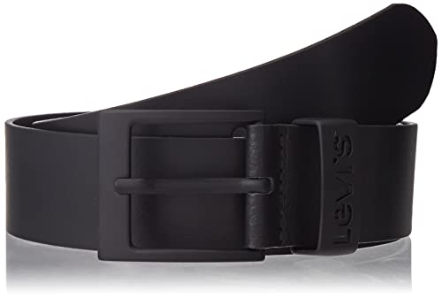 Levi's Ashland Metal Cinturón, Negro (R Black 59), 90 para Hombre