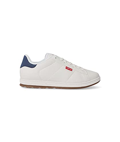 Levi's Declan Millstone 2 Tone, Zapatilla Hombre, White Normal, 43 EU