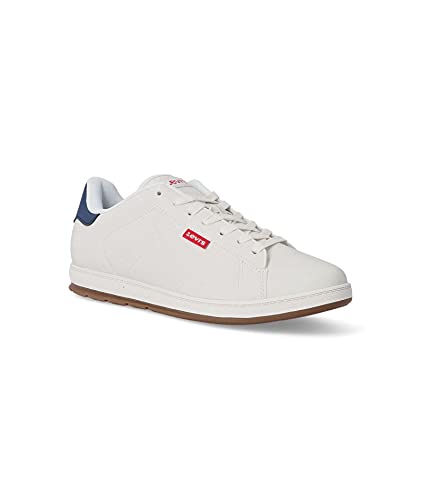 Levi's Declan Millstone 2 Tone, Zapatilla Hombre, White Normal, 43 EU