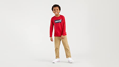 Levi's Kids Lvb L/S Batwing Tee Camiseta de manga larga Levis Red para Niños