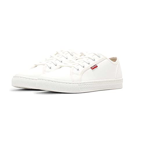 Levi's Malibu Beach S, Sneakers Mujer, Regular White, 39 EU