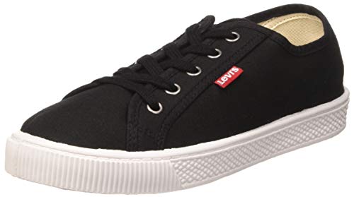 Levi's Malibu Beach S, Zapatillas Mujer, Negro (R Black 59), 39 EU