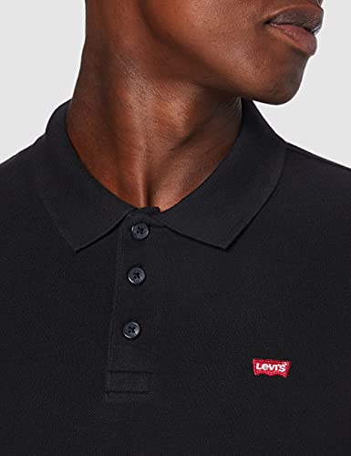 Levi's New Levis Hm Polo, Negro Mineral, M para Hombre