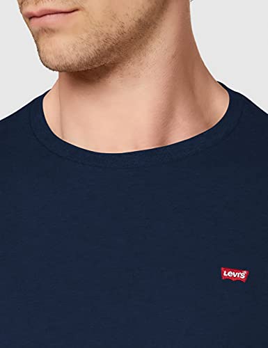 Levi's Original Hm tee Camisa de Manga Larga, LS Cotton + Patch Dress Blues, XXL para Hombre